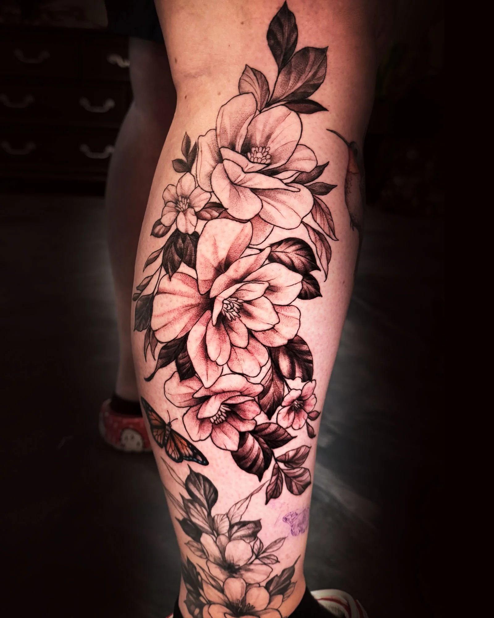 Black and gray tattoo by Jane Chesnut 8