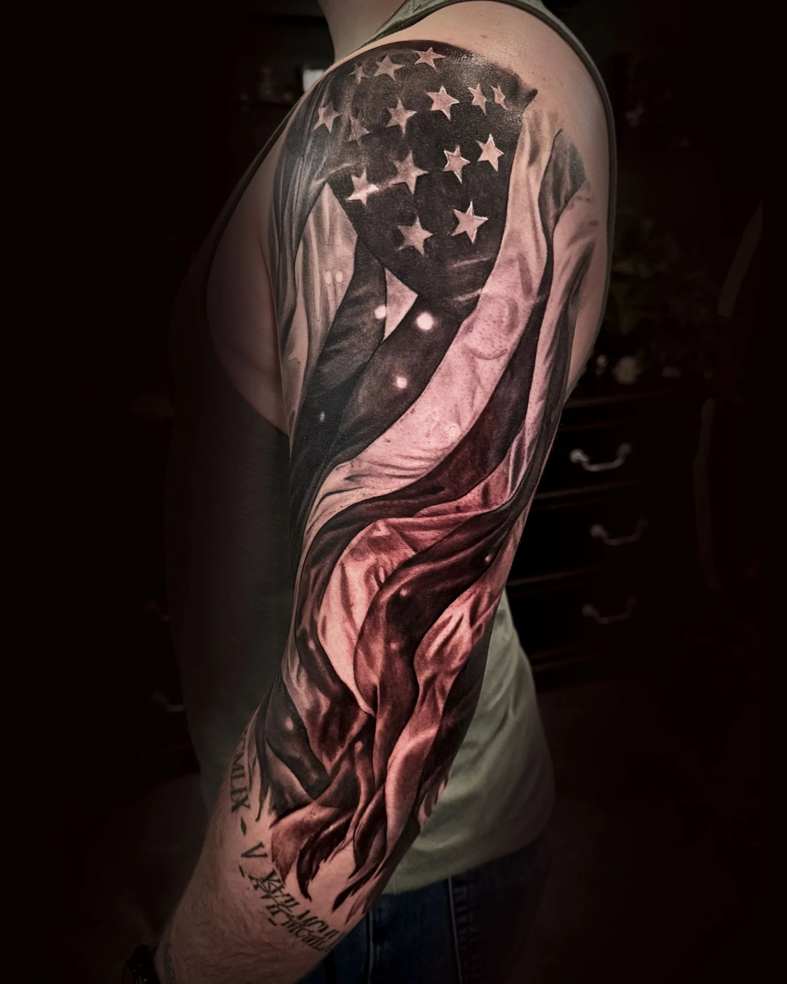 Black and gray tattoo by Jane Chesnut 13