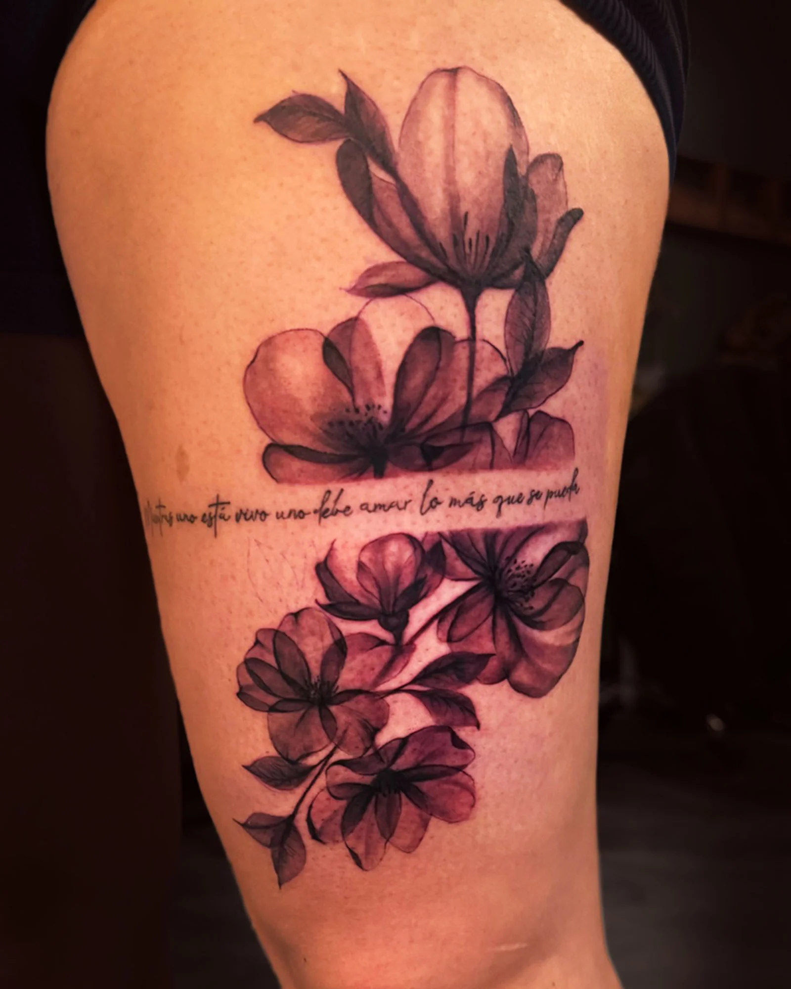 Black and gray tattoo by Jane Chesnut 14