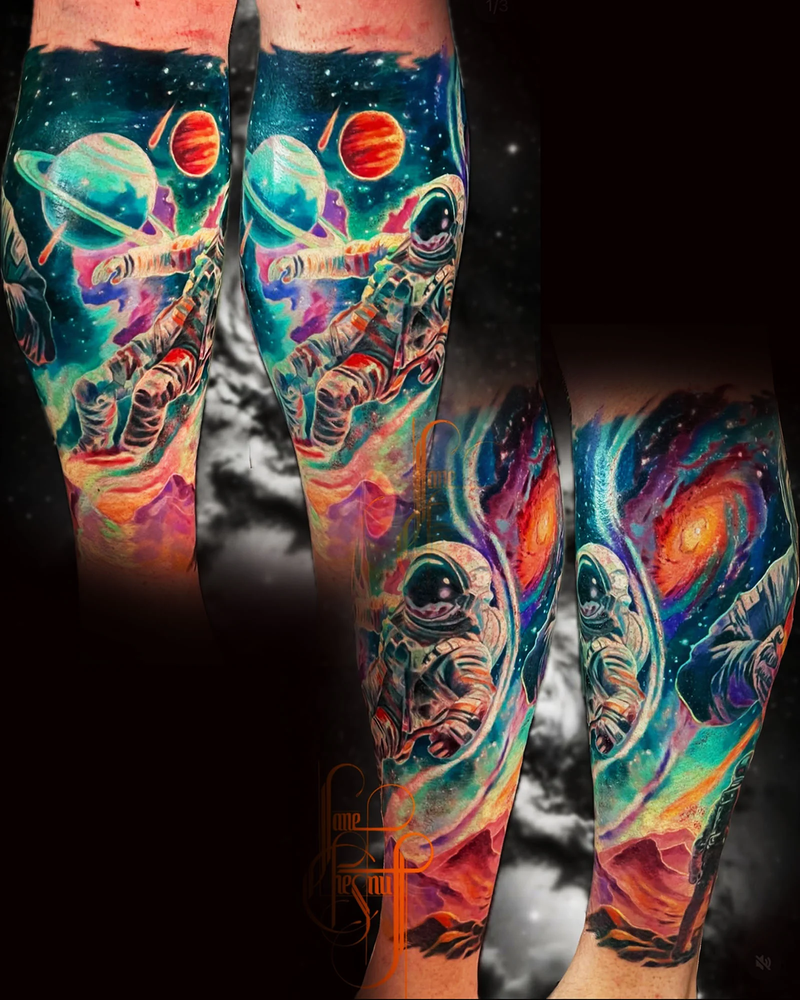 Color tattoo by Jane Chesnut 9