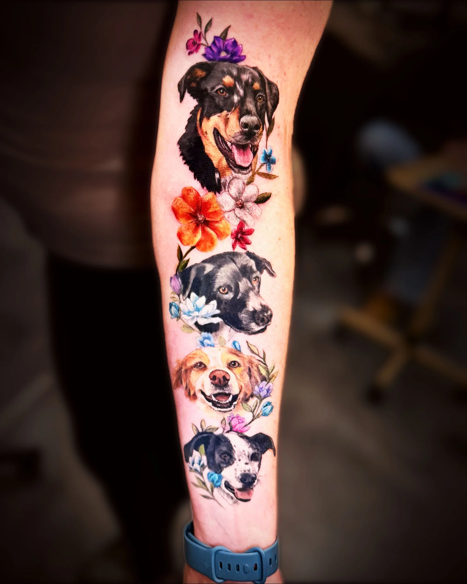 Color tattoo by Jane Chesnut 14