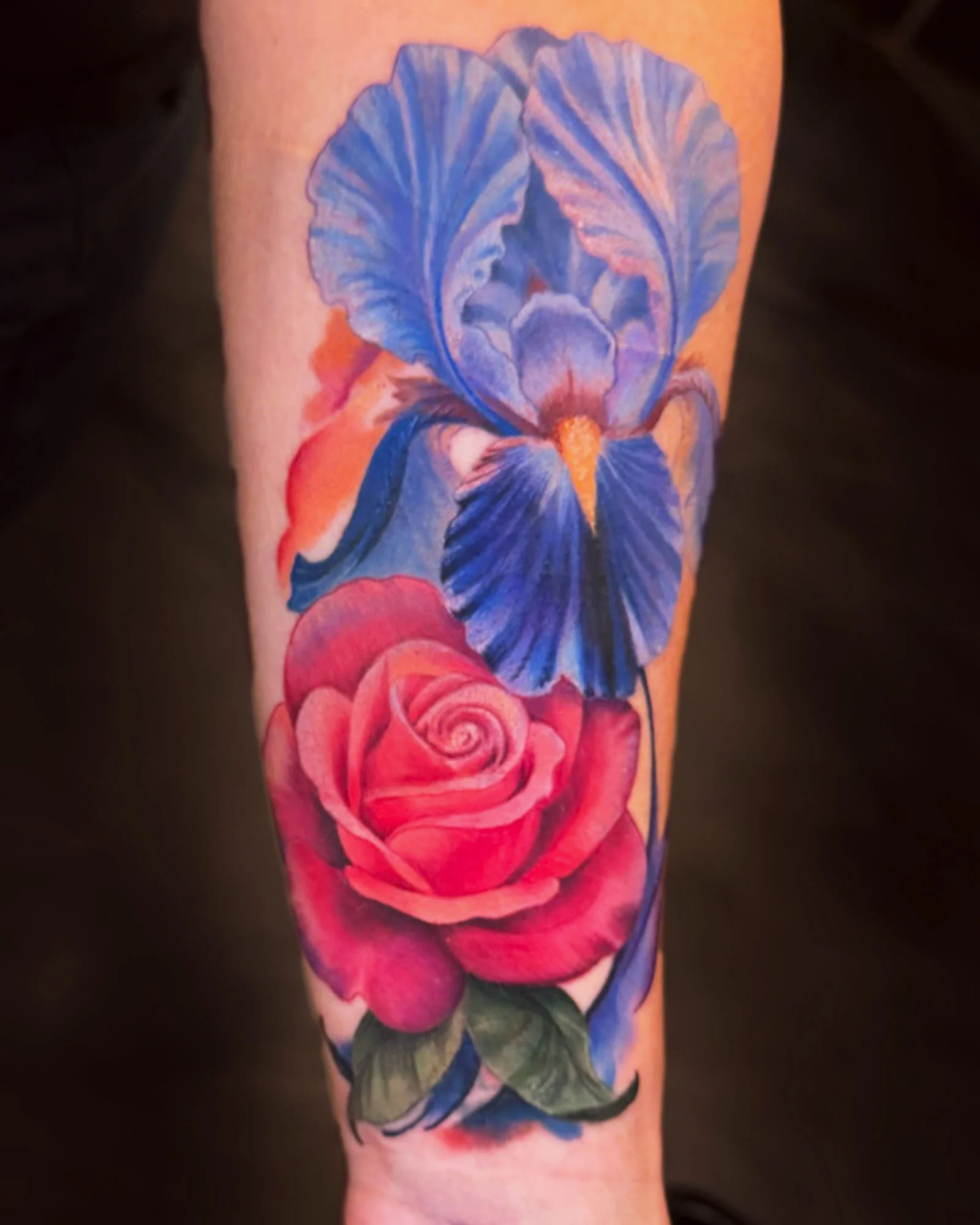 Color tattoo by Jane Chesnut 32