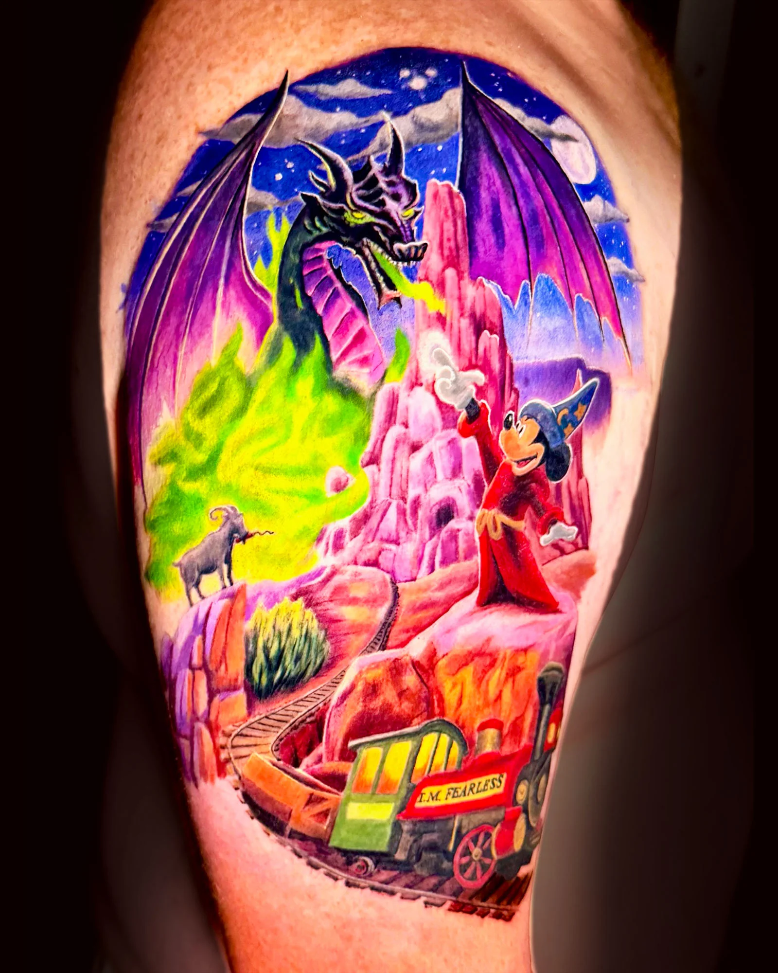 Color tattoo by Jane Chesnut 39